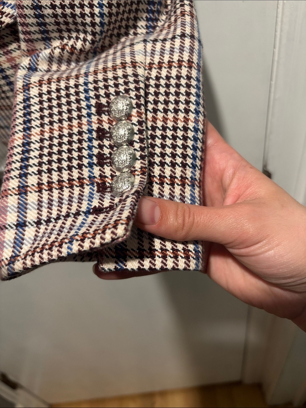 VERONICA BEARD Fuller plaid single breasted Dickey blazer - Picture 7 of 11